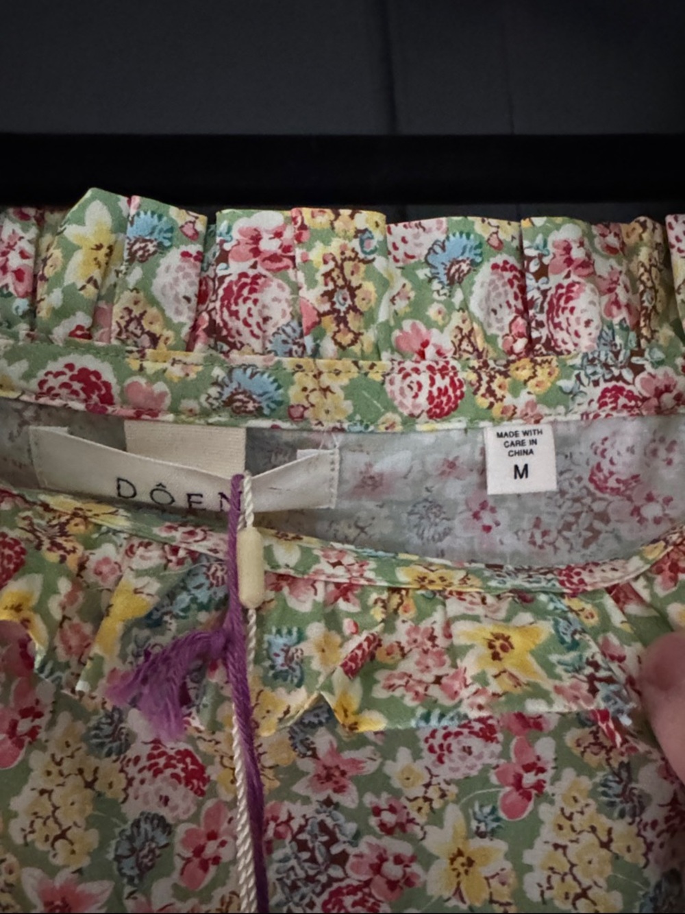 Doen Floral Chrysanthemum Dee Sundress in Pastel Mix - Picture 7 of 10